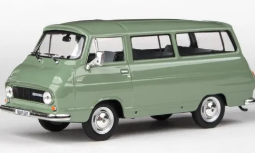 Abrex Skoda 1203 Mikrobus, helloliv, 1974, 1:43,