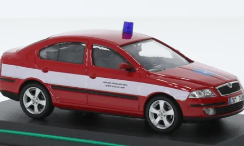 Abrex Skoda Octavia II, 2004, HZS Letiste Karlovy Vary, 1:43, Hot