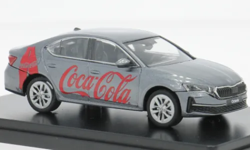 Abrex Skoda Octavia IV FL, grau, 2024, Coca Cola, 1:43, Discount