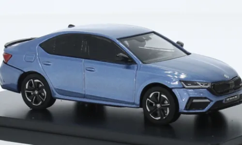 Abrex Skoda Octavia IV RS, hellblau, 2020, 1:43,