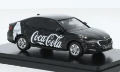Abrex Skoda Octavia IV, schwarz, 2020, Coca Cola, 1:43, New