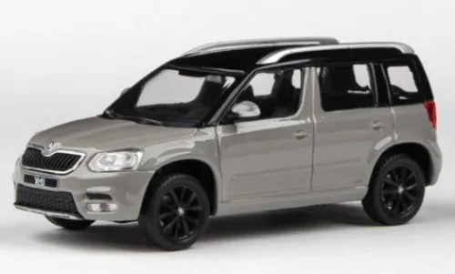Abrex Skoda Yeti FL, hellgrau/schwarz, 2013, 1:43, New
