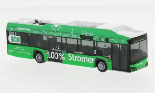 Rietze Solaris Urbino 12 electric, 2019, Freiburger Verkehrs AG, 1:87, Outlet