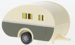 Wiking Sportberger Wohnwagen, beige/grau, 1950, 1:87, Hot