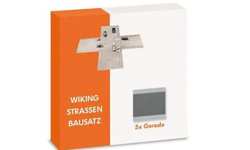 Wiking Strassen-Bausatz Gerade (5 Stück), 1:87, New