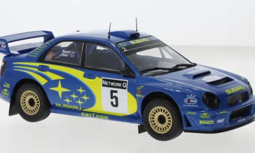 IXO Subaru Impreza S7, Rallye WM, Rally of Great Britain, 2001, #5, R.Burns/R.Reid, 1:24, New