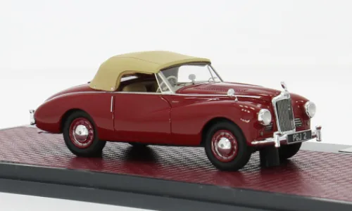 Matrix Sunbeam Alpine, dunkelrot/hellbraun, 1953, 1:43, New