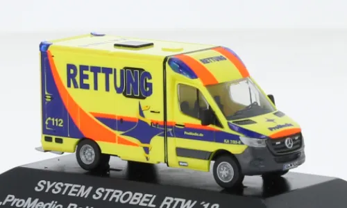 Rietze System Strobel RTW, 2018, ProMedic Karlsruhe, 1:87, Best