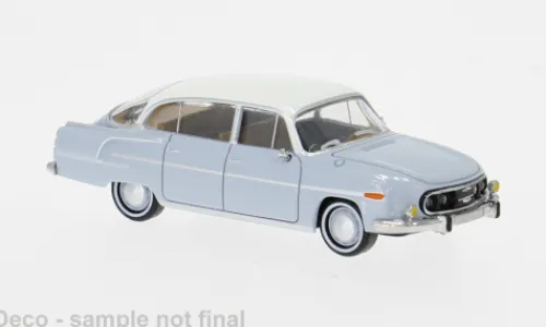 Brekina Tatra 603-2, hellgrau/weiss, 1963, 1:87, Discount