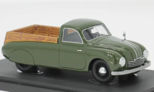 AutoCult Tatra 201 Pick-Up, dunkeloliv, 1950, 1:43, Hot