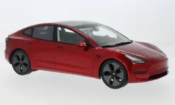 Lucky Step Models Tesla Model 3, rot, 2021, 1:18,