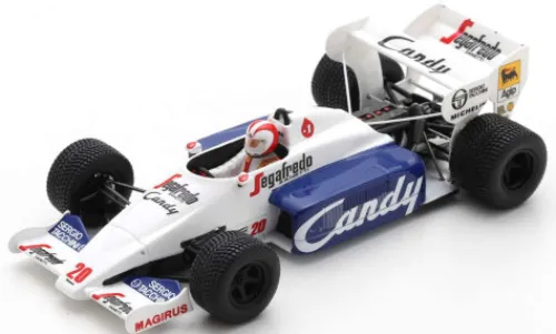 Spark Toleman TG184, Formel 1, GP Monaco, 1984, Toleman Group Motorsport, Segafredo, #20, J.Cecotto, 1:43, Discount