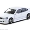 Tarmac Works Toyota Aristo JZS161, weiss, 1999, 1:64, Best