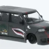 BM Creations Toyota bB 2000 - ncp31, dunkeloliv/Dekor, 1:64, Clearance