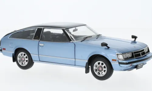WhiteBox Toyota Celica XX, hellblau/schwarz, 1978, 1:24, Hot