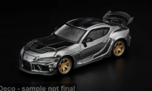 Pop Race Toyota Darwin Pro 66G WBK Supra A90, silber, 1:64, Hot