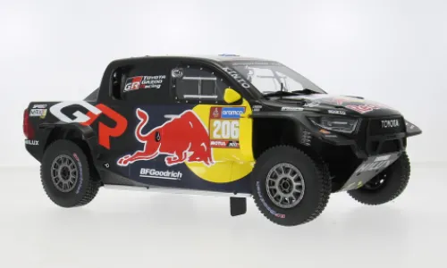 IXO Toyota GR DKR Hilux Evo T1U, Rally Dakar, 2024, #206, 1:18, Online