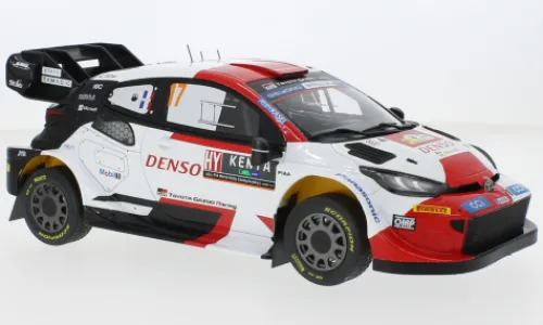 IXO Toyota GR Yaris Rally1 Hybrid, Rallye WM, Safari Rally, 2023, Toyota Gazoo Racing WRT, #17, S.Ogier/V.Landais, 1:18, Best