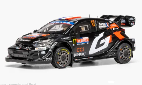 IXO Toyota GR Yaris Rally1, Rally Chile, 2025, #17, S.Ogier/V.Landais, 1:43, Hot
