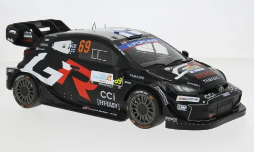 IXO Toyota GR Yaris Rally1, Rally Islas Canaris, 2025, #69, K.Rovanperä/J.Halttunen, 1:18, Best