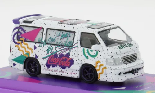 Tarmac Works Toyota Hiace Waggon Custom, Coca Cola, 1:64, Sale