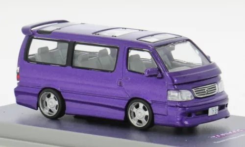 Tarmac Works Toyota Hiace Waggon Custom, violett, 1:64, New