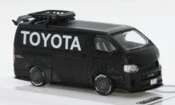 Tarmac Works Toyota Hiace Widebody, schwarz, 1:64,