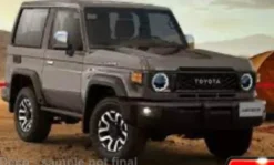 Maisto Toyota Land Cruiser 70, dunkelgrau, 1:24, Best