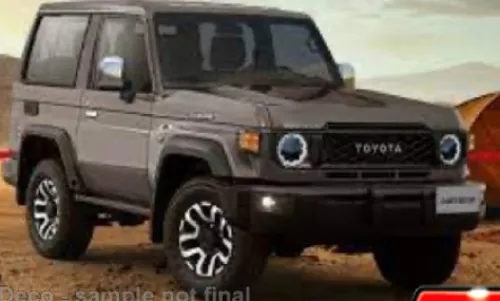 Maisto Toyota Land Cruiser 70, dunkelgrau, 1:24, Best
