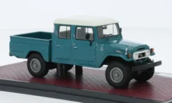 Matrix Toyota Land Cruiser HJ45 Crew Cab, dunkeltürkis/weiss, 1:43, Outlet