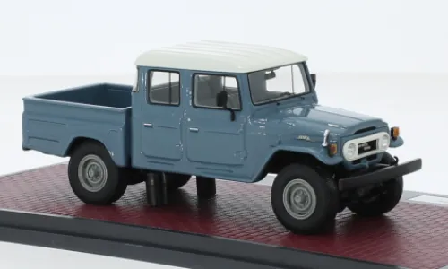 Matrix Toyota Land Cruiser HJ45 Crew Cab, grau/weiss, 1:43, Best
