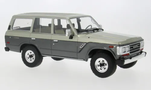 Lucky Step Models Toyota Land Cruiser (J60), silber/grau, 1987, 1:18, Sale