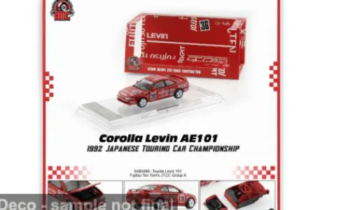 BM Creations Toyota Levin 101, JTCC, 1992, #36, 1:64, Best