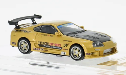 BM Creations Toyota Supra (JZA80) Top Secret, gold, 1:64, Clearance