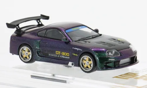 BM Creations Toyota Supra (JZA80) Top Secret, violett/schwarz, 1:64, Sale