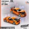 Pop Race Toyota Top Secret Supra A80 GT300, orange, Tokyo Station Exclusives, 1:64, Clearance