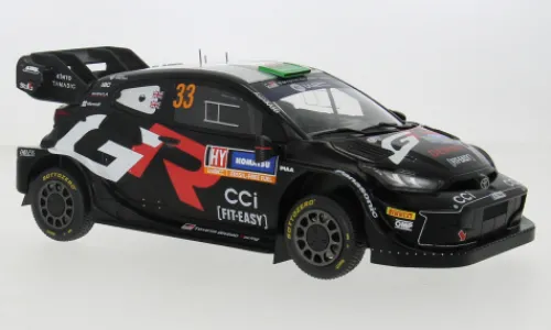 IXO Toyota Yaris Rally1 Hybrid, Rallye WM, Rallye Schweden, 2024, #33, E.Evans/S.Martin, 1:18, Best
