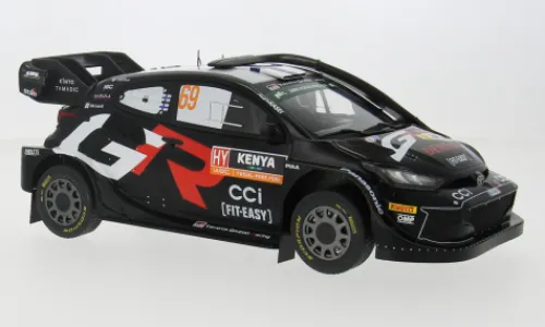 IXO Toyota Yaris Rally 1, WRC, Safari Rallye Kenia, 2024, #69, K.Rovanperä/J.Halttunen, 1:18,
