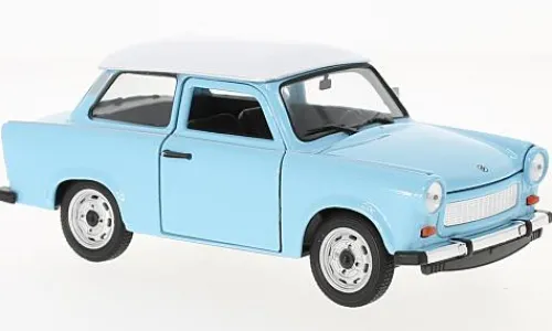 Welly Trabant 601, hellblau/weiss, 1:24, Clearance