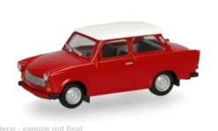 Herpa Trabant 601, rot/weiss, 1:87, Hot