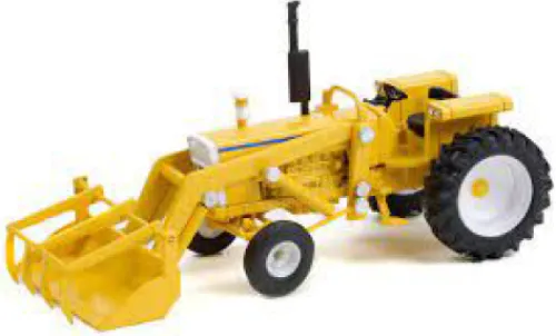 Greenlight - Tractor, gelb, 1972, 1:64, Outlet