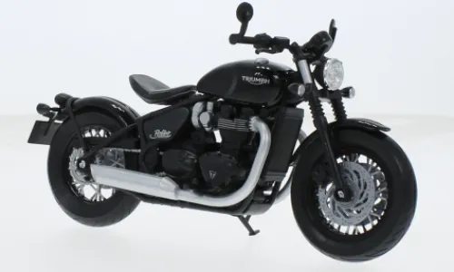 Welly Triumph Bonneville Bobber, schwarz, 1:12, Discount