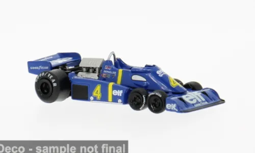 Brekina Tyrrell P34, Formel 1, 1976, Elf, #4, P.Depailler, 1:87, Discount