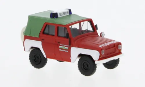 Busch UAZ 469, 1972, Feuerwehr Ebersbrunn, 1:87, Outlet