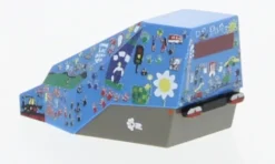 Rietze Vitronic Enforcement Trailer, Kindertrailer Hamburg, 1:87,