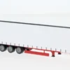 Herpa - Volumengardinenplanenauflieger 15m, weiss/rot, 1:87, Hot