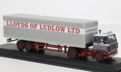 Oxford Volvo F88, grau/rot, Lloyds of Ludlow, 1:76, New