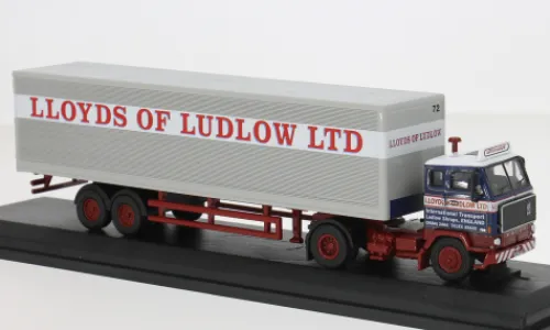 Oxford Volvo F88, grau/rot, Lloyds of Ludlow, 1:76, New