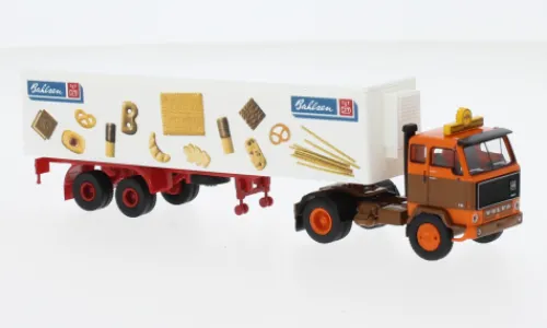 Brekina Volvo F 89 Koffer-SZ, 1972, Datra - Bahlsen, 1:87, Discount