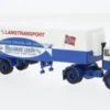 Brekina Volvo F 89 Koffer-SZ, 1972, Langtransport - Hallvard Leröy, 1:87, Discount